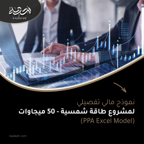 نموذج مالي تفصيلي لمشروع طاقة شمسية — 50 ميجاواط (PPA Excel Model)