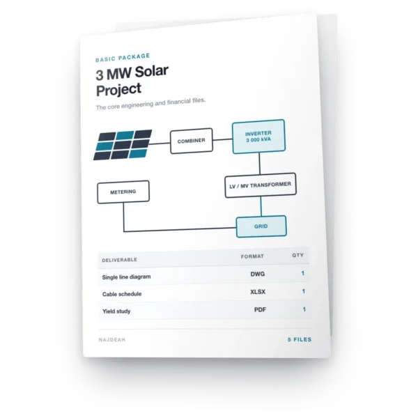 3 MW Solar Project, Basic Package 3 MW Solar Project, Basic Package