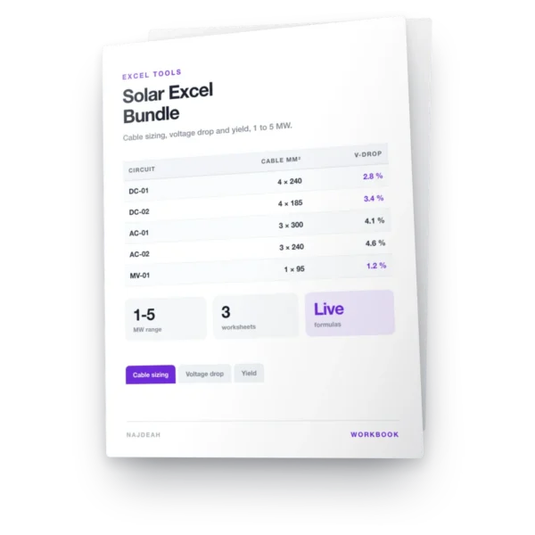 Solar Excel Bundle
